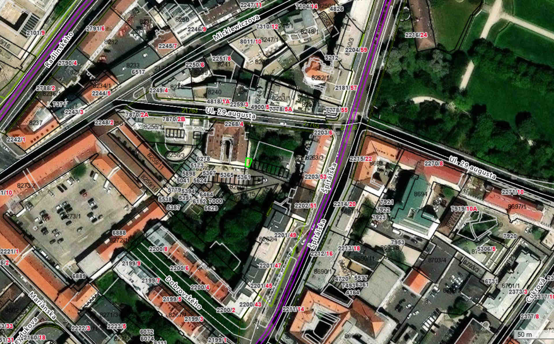 Vonkajšie parkovacie státie v Starom meste - 29. augusta, 811 07 Bratislava - Fotka 4 z 5