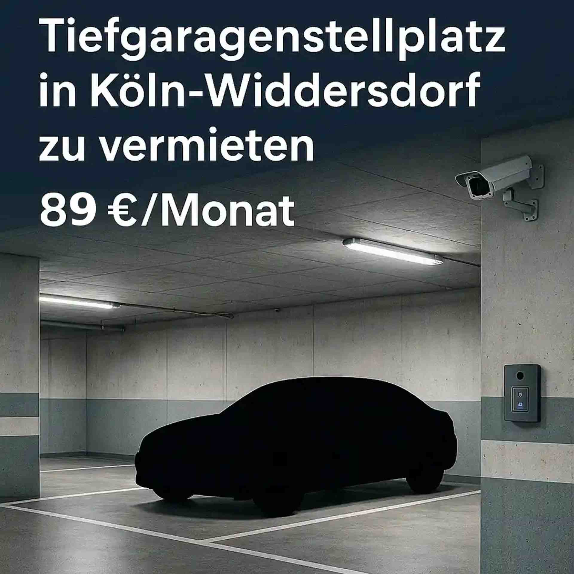 Tiefgaragenstellplatz in Köln-Widdersdorf zu vermieten - Zur Abtei, 50859 Cologne - Foto 1 von 1