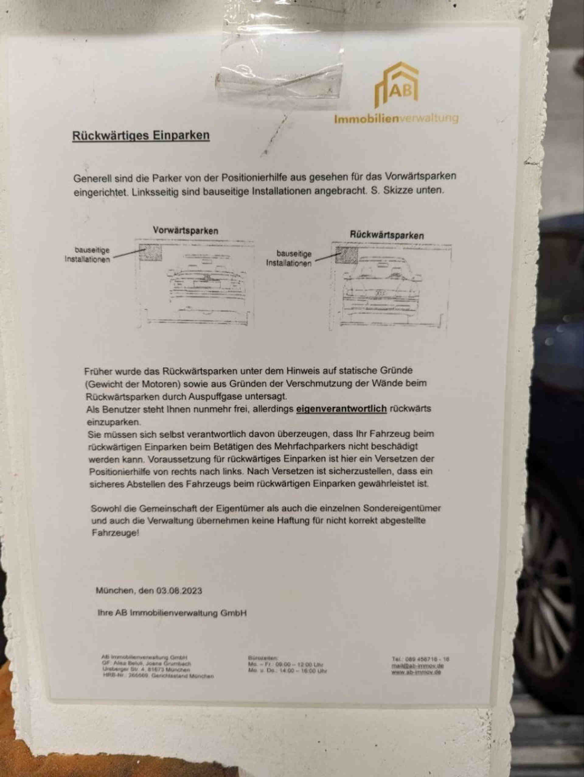 Parkovanie v Schwabing v blízkosti zastávky U-bahn Dietlindenstraße - Dietlindenstraße, 80802 Mníchov - Fotka 4 z 6