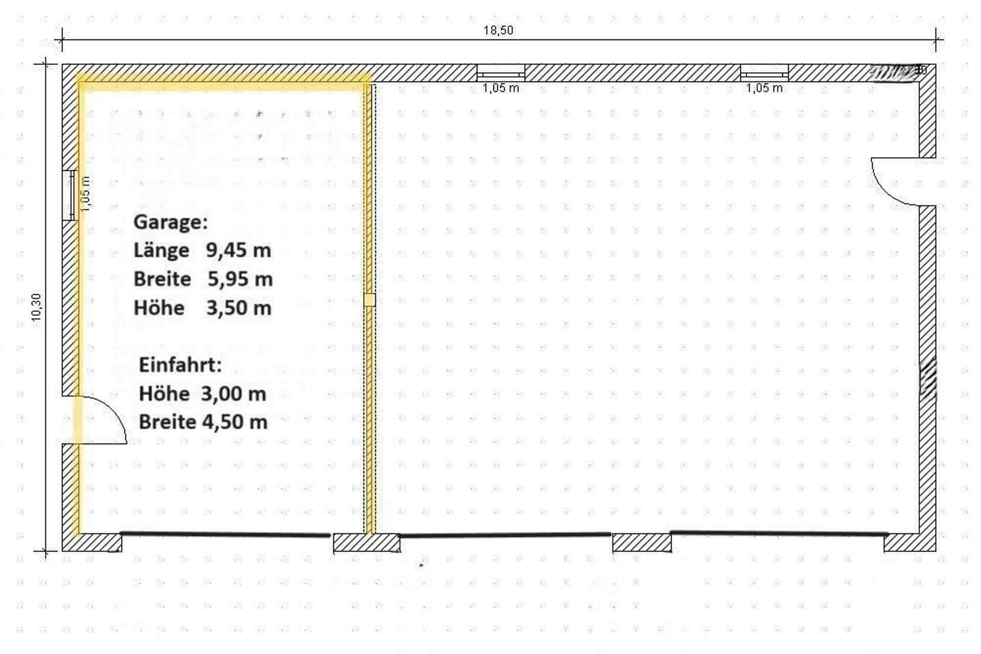 XXL garáž/sklad 55m² - Schwanhildenstraße, 85368 Wang - Fotka 4 z 5