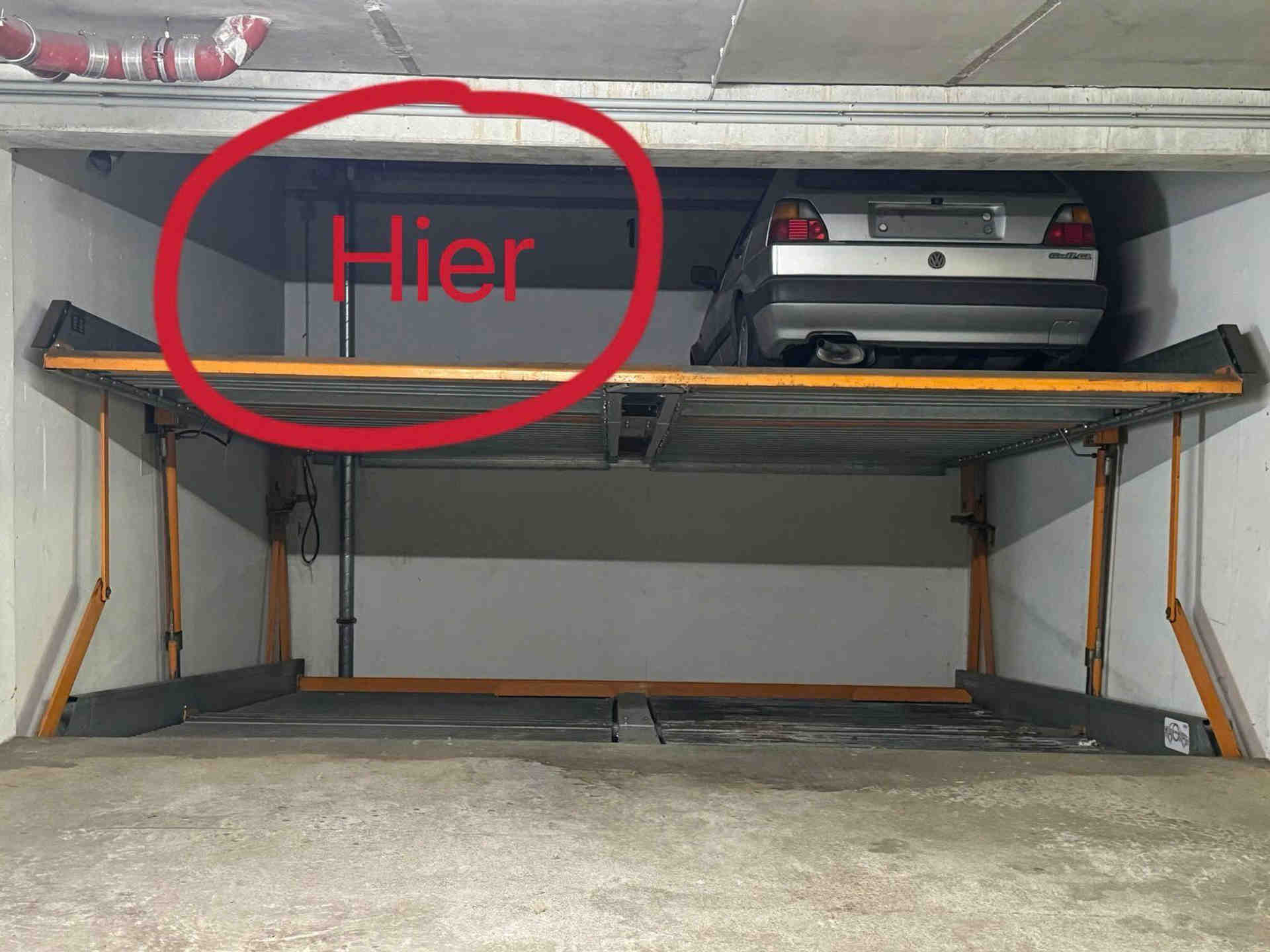 Underground Parking Garage with Two-Level Car Lift System - Tauernallee, 12107 Berlin - Photo 1 of 1
