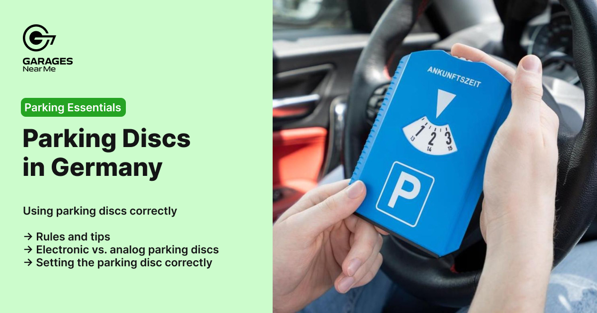 Parking discs in Germany » Usage and rules explained